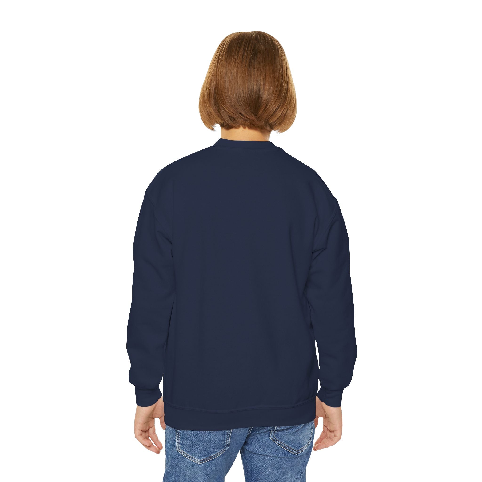 Artistic Youth Crewneck Sweatshirt - Vibrant Design, Cozy Pullover, Perfect for Gift, Chill Days, Art Lovers, Weekend Wear
