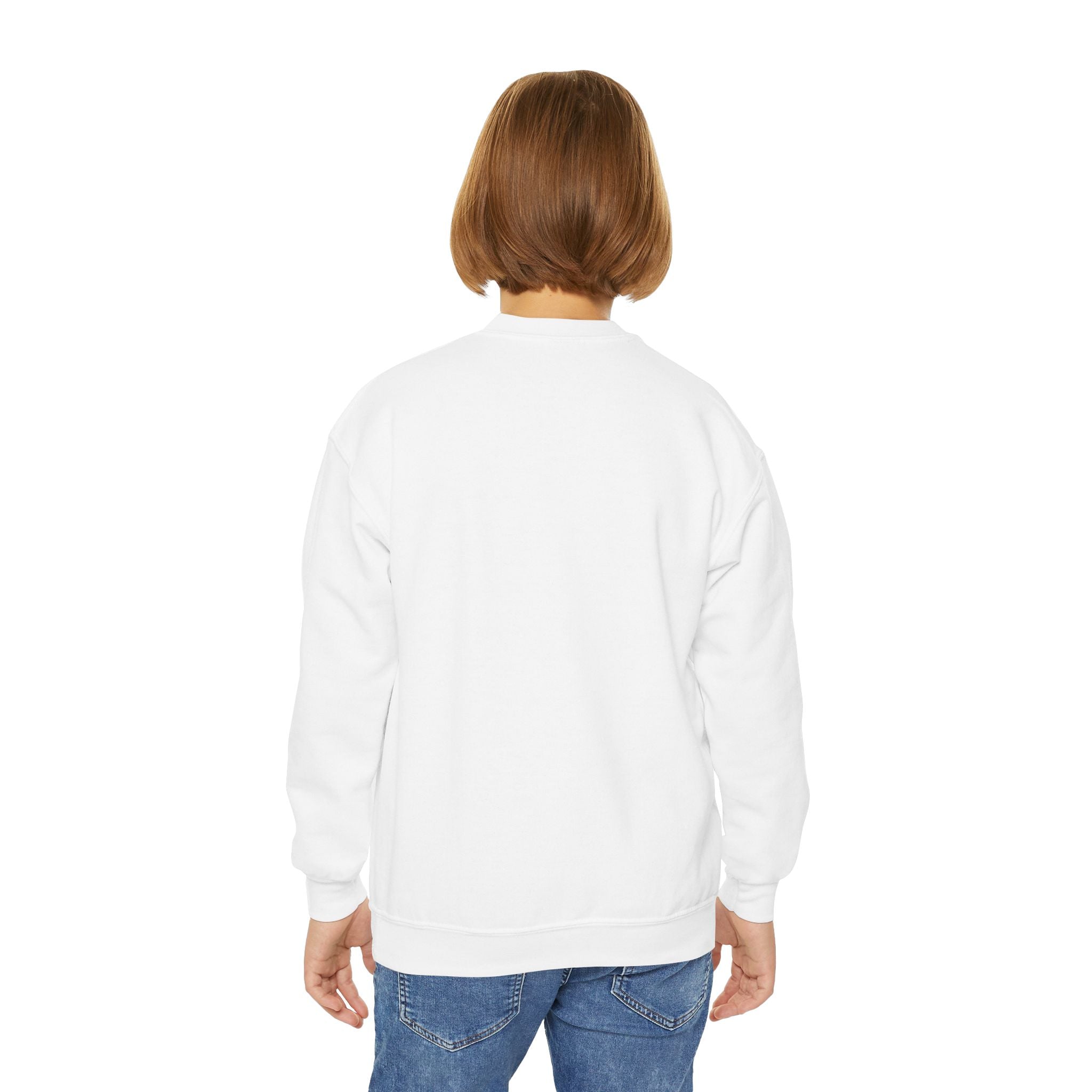 Artistic Youth Crewneck Sweatshirt - Vibrant Design, Cozy Pullover, Perfect for Gift, Chill Days, Art Lovers, Weekend Wear